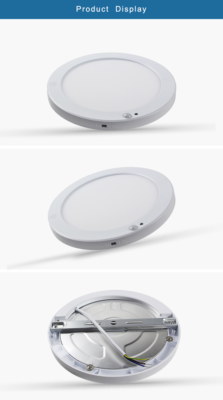 1. PIR sensor round led panel