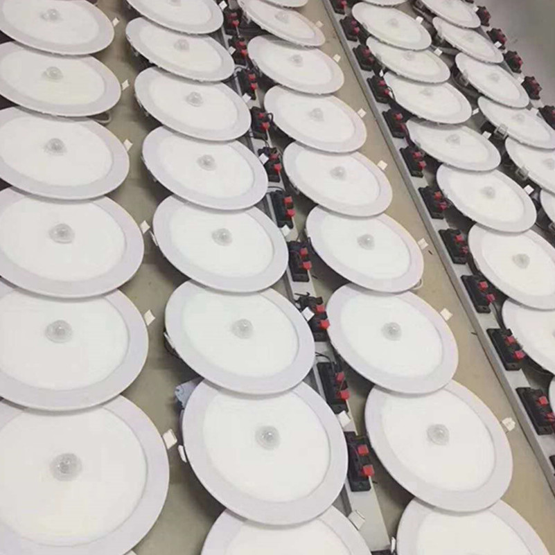 4. PIR sensor round led panel