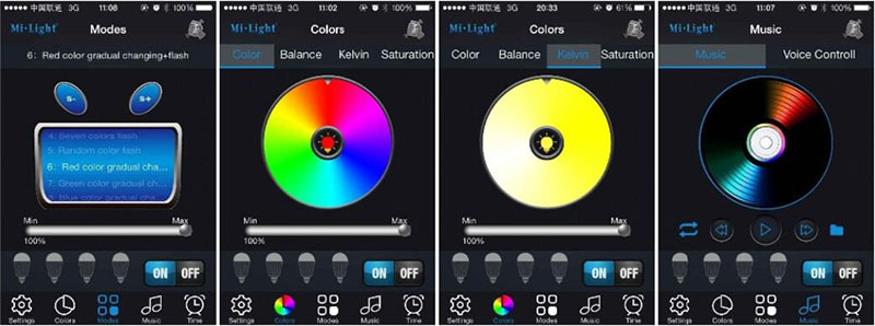 7. RGBWW Bluetooth tālvadības pults