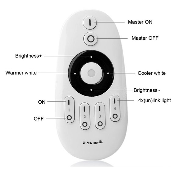 3. 2.4g dimmable controller