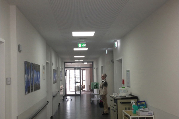 7. ip65 led panel light were installed in hospital