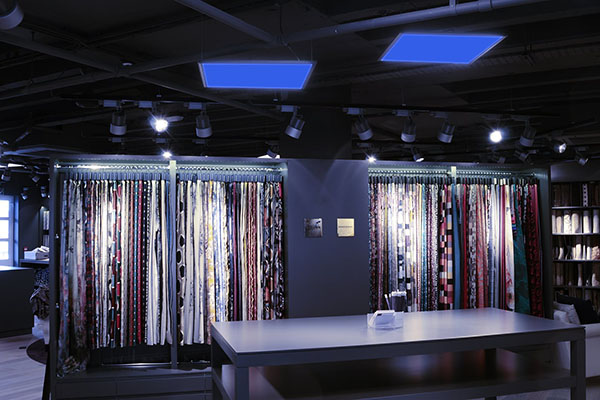 12. Lightman RGB LED Panel Light in Clothes Shop