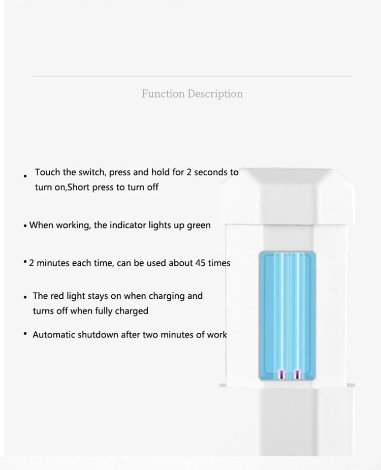 9.home ozone uv lamp sterilizer for disinfection