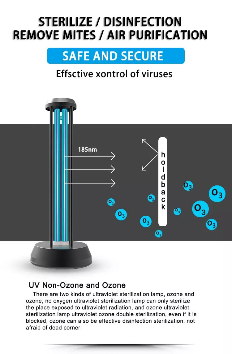 2. lampu sterilisasi ozon uv mini