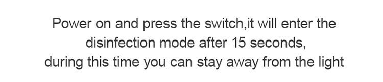 13.uvc lamp sterilizer Instructions for use