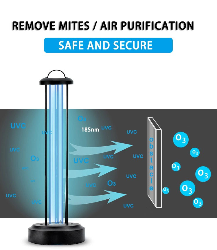 5.infrared induction uv ozone lamp