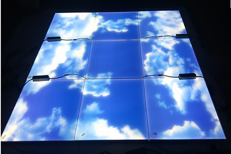 2. frameless led sky panel light