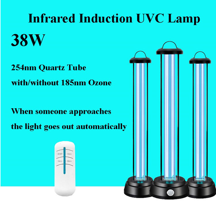 1. infrarood inductie uv-desinfectielamp