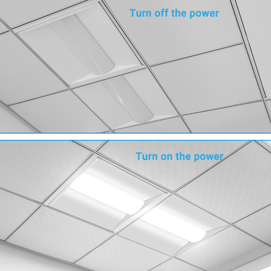 4. 2FT led troffer light
