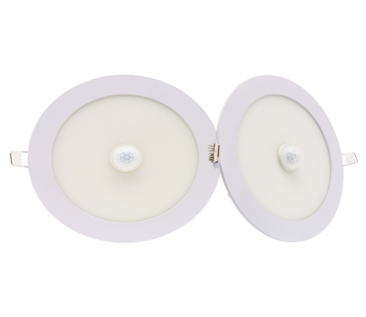 2. motion sensor round led slim panel light