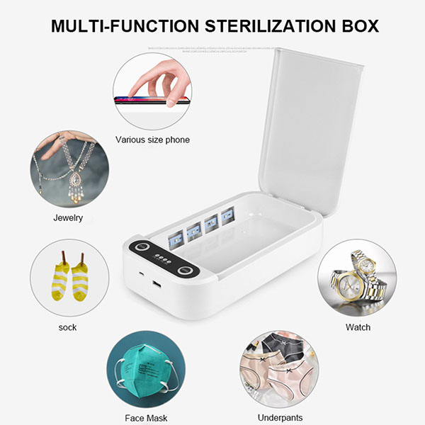 China UV Sterilizer Box Ultraviolet Light UVC Led Lamp Portable Cleaner ...