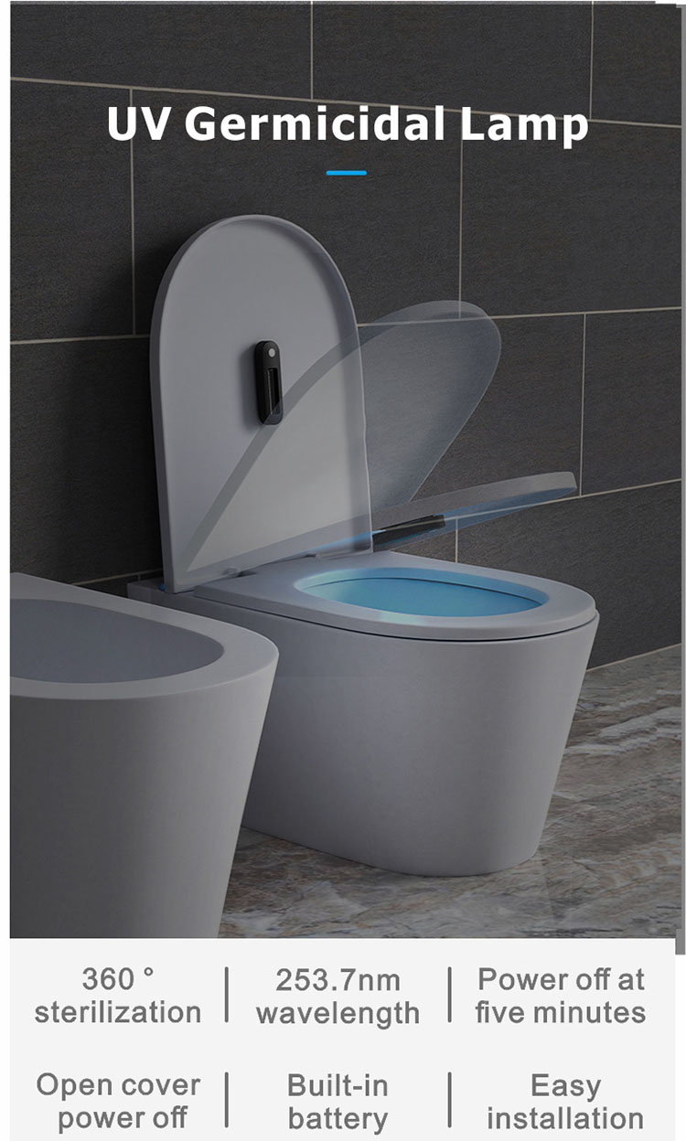 1.शौचालय यूवी बाँझ प्रकाश गति