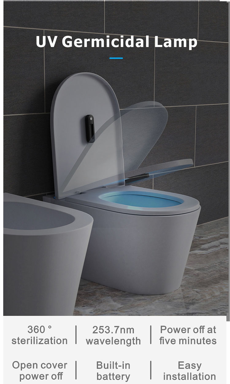 1.toilet uv תנועה קלה סטרילית