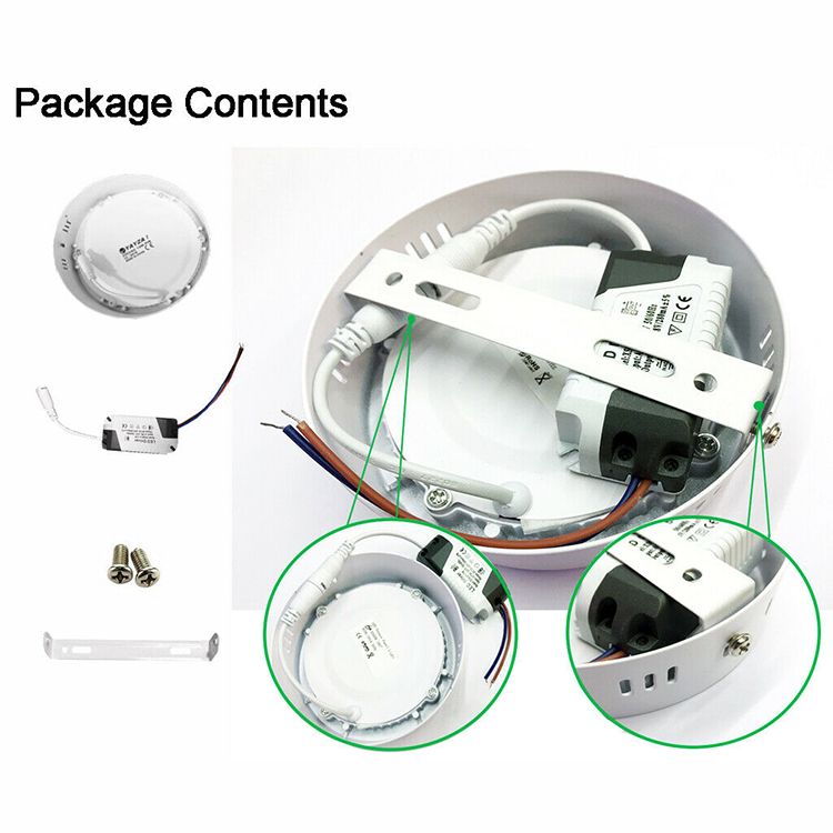 2. motion sensor led surface panel light