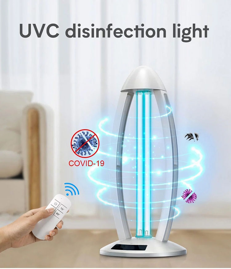 2.uvc ultraljubičasta sterilizacijska lampa za virus dezinfekcije