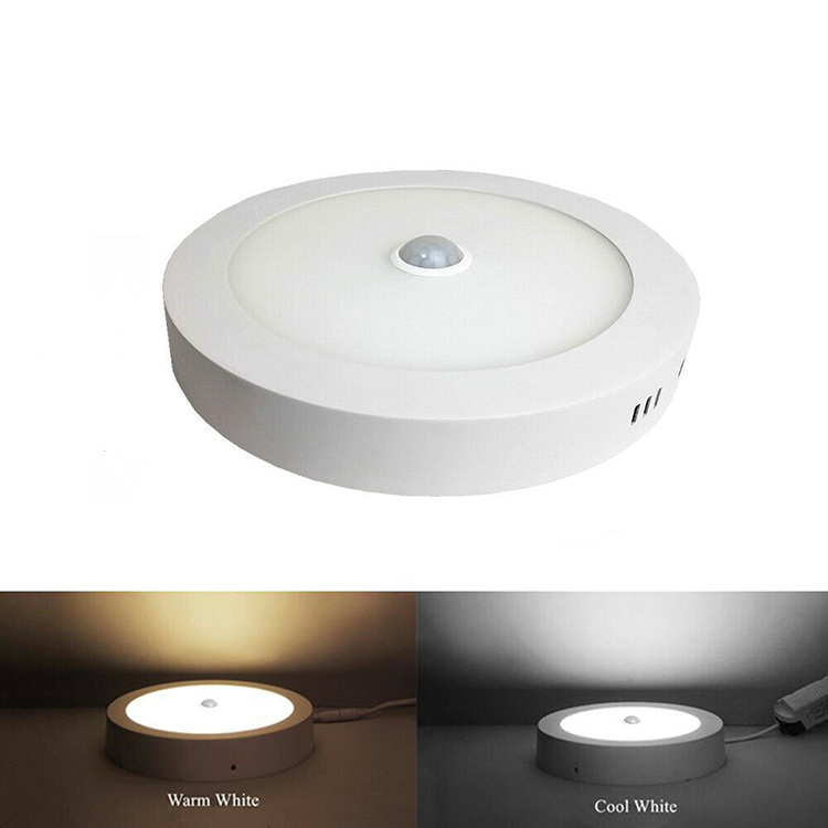 4. motion sensor round led panel downlight