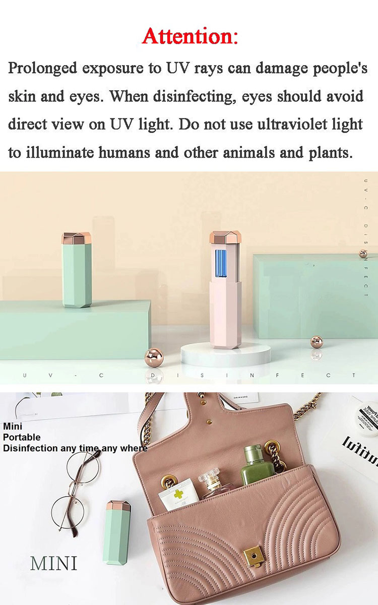 15.portable led uv disinfection lamp