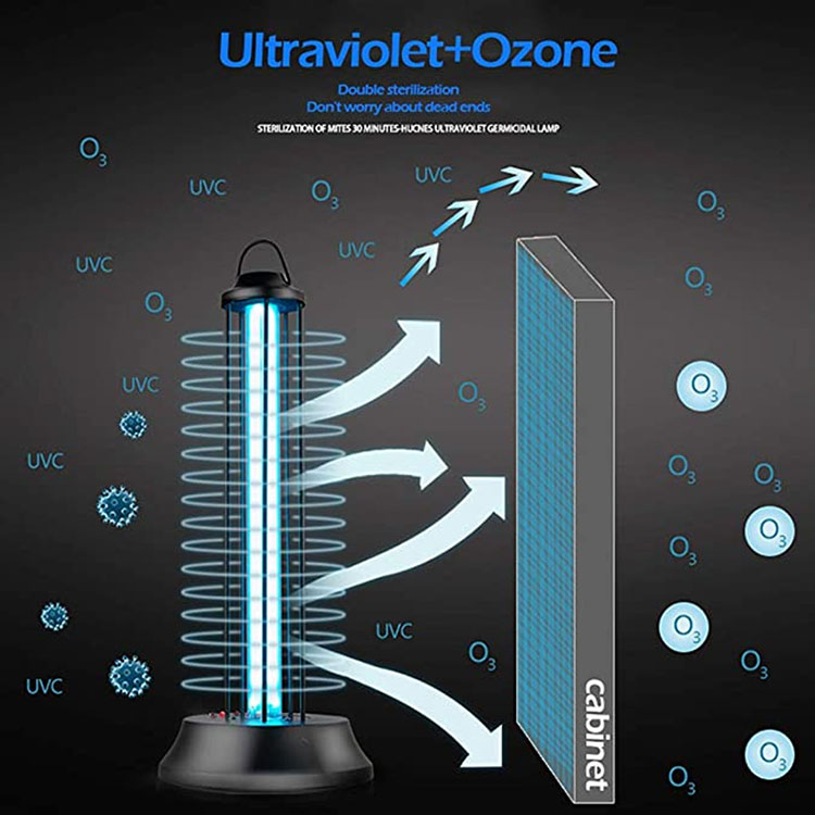 10.59s portabel uv sterilizer dipimpin lampu disinfect uv santilizer