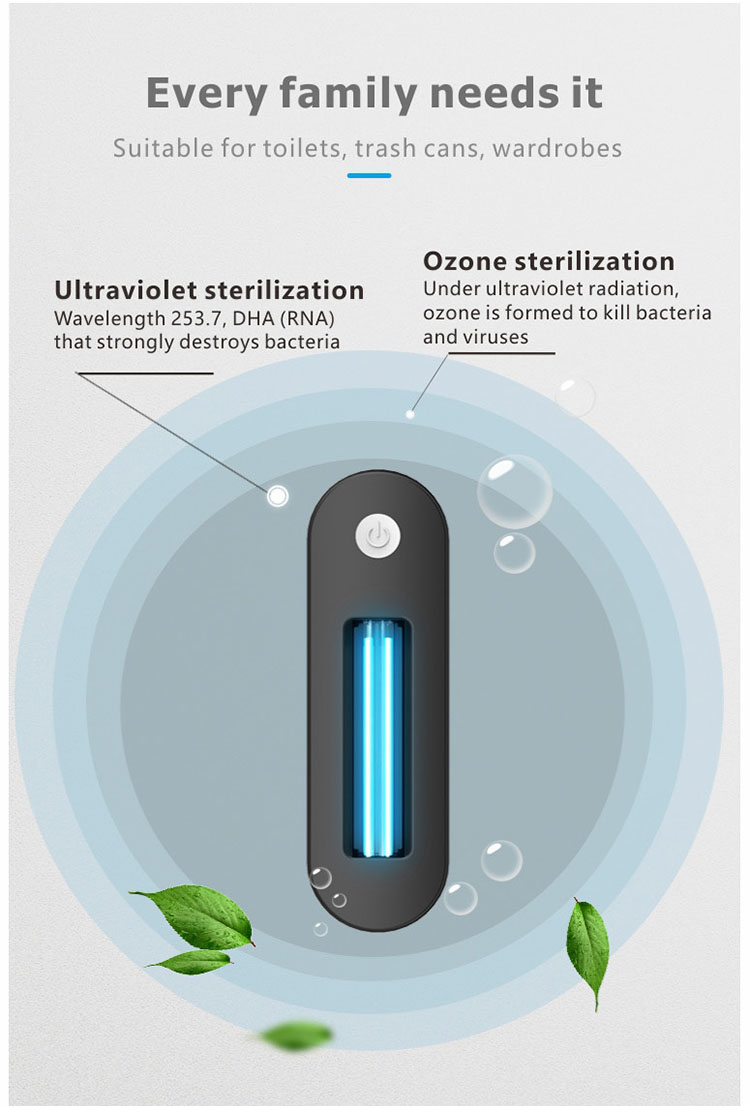 4.uv ሽንት ቤት sterilizer ብርሃን መብራት