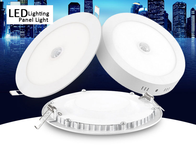 1. motion sensor round led panel