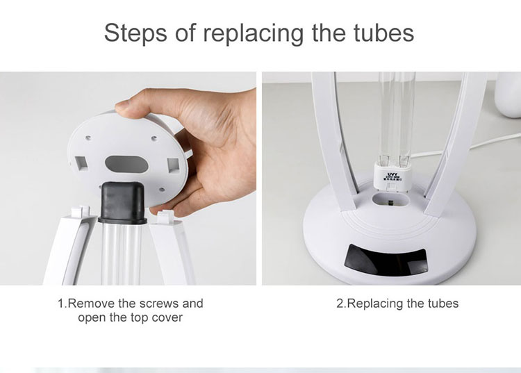 12. 360 degree show uv germicidal lamp buttom-product detail