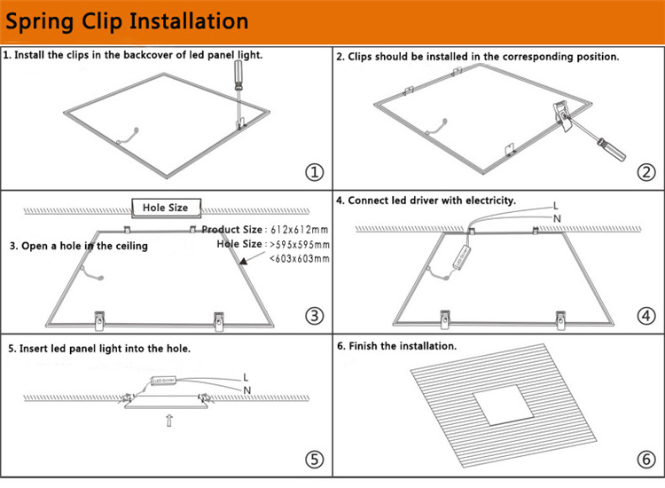 9. Spring Clip Installation